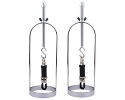 Nooitmeersaai - Tepelstretchers kooi met tepelklem - Metaal - Zilver - 300 gram