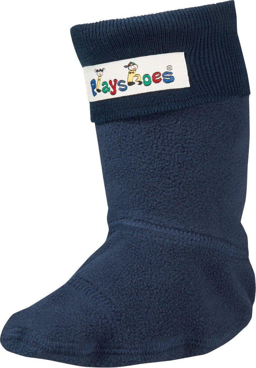 Playshoes Fleecesokken voor regenlaarzen Kinderen - Donkerblauw - maat 28-29