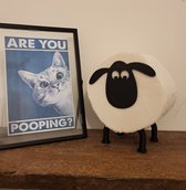Rolli Le Mouton - Porte-Papier Toilette 3 En 1 - Pour Rouleaux 38 Et 42 Mm - Design Imprimé 3D