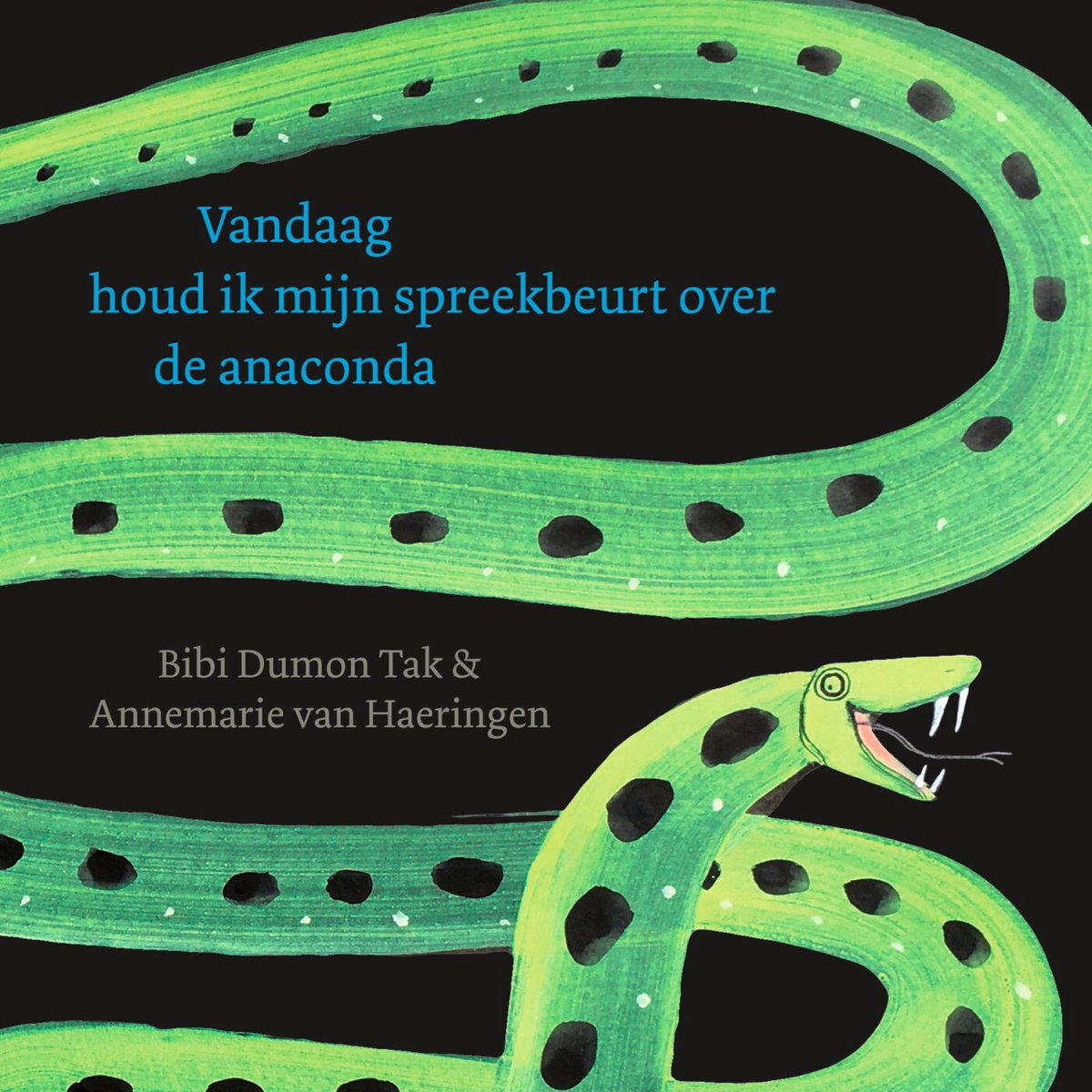 Omslag van Vandaag houd ik mijn spreekbeurt over de anaconda