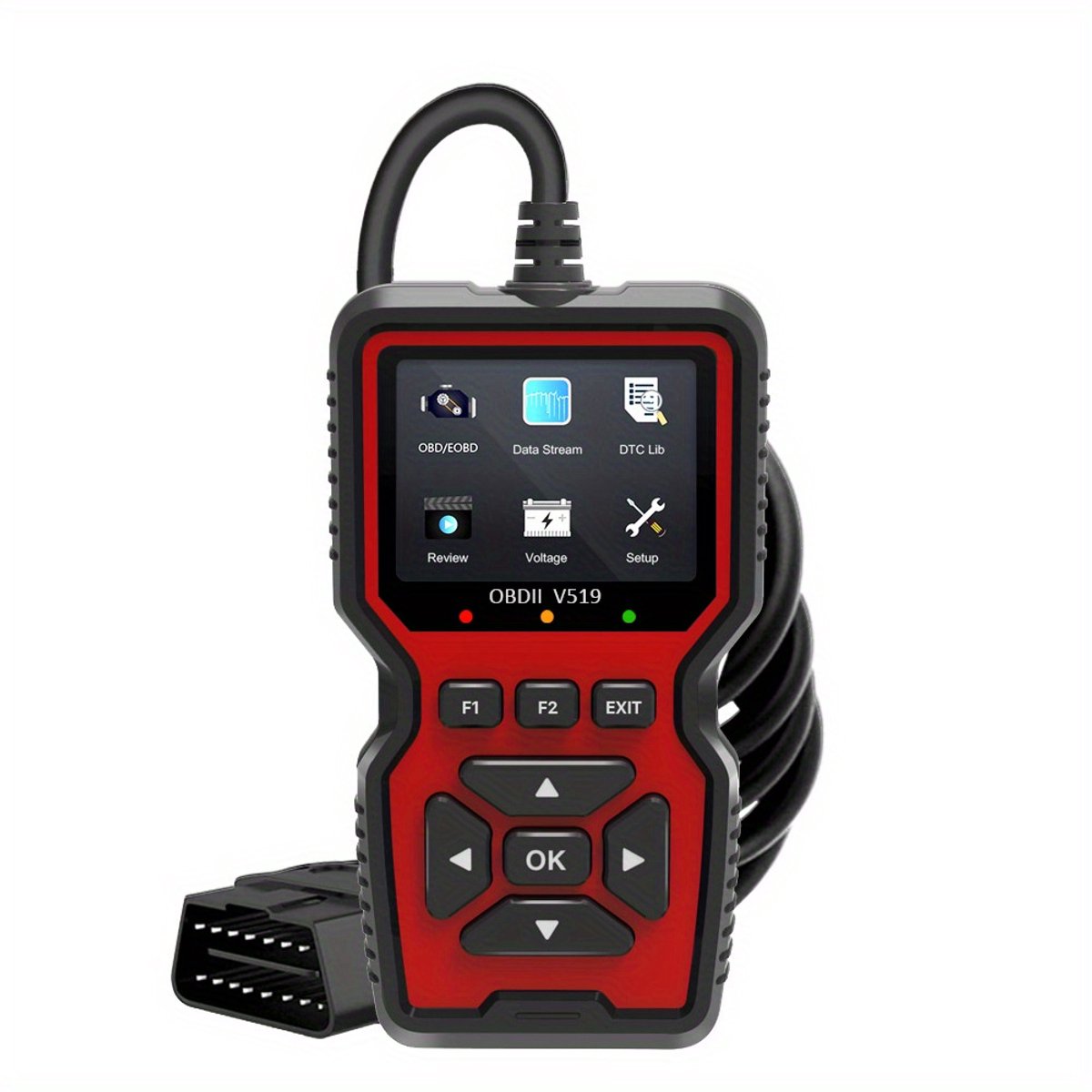 Dutchers® OBDII Autodiagnose Scanner 2025 – Auto scanner - Diagnose apparatuur voor auto's - Universele Codelezer met Live Data, Accutest & 35.901 Foutcodes - Storing verwijderen – OBD2 Uitlezen in het Nederlands – Auto Diagnosehulpmiddel thumbnail 4