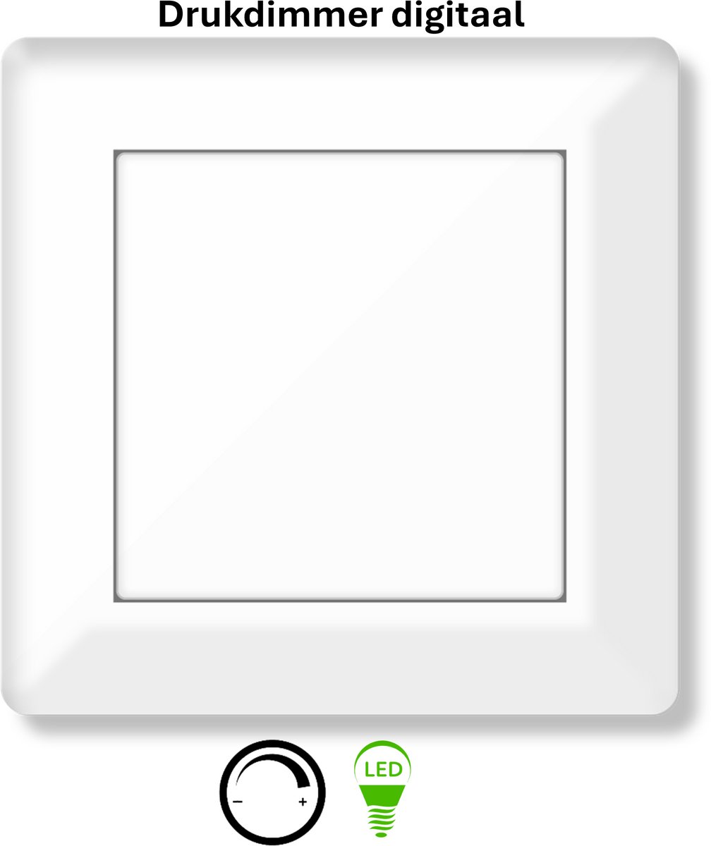 Freelux led dimmer- 500Watt - Signaal wit glans