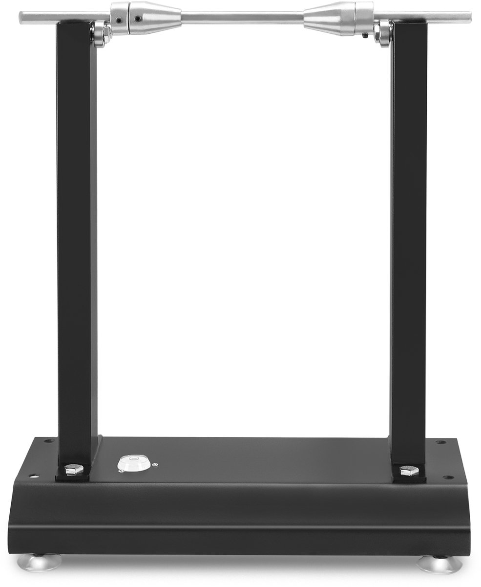 Froadp Motorfiets bandenbalancer Balancer met verstelbare kegels Zwart Gereedschap voor het repareren van motorfietswielen