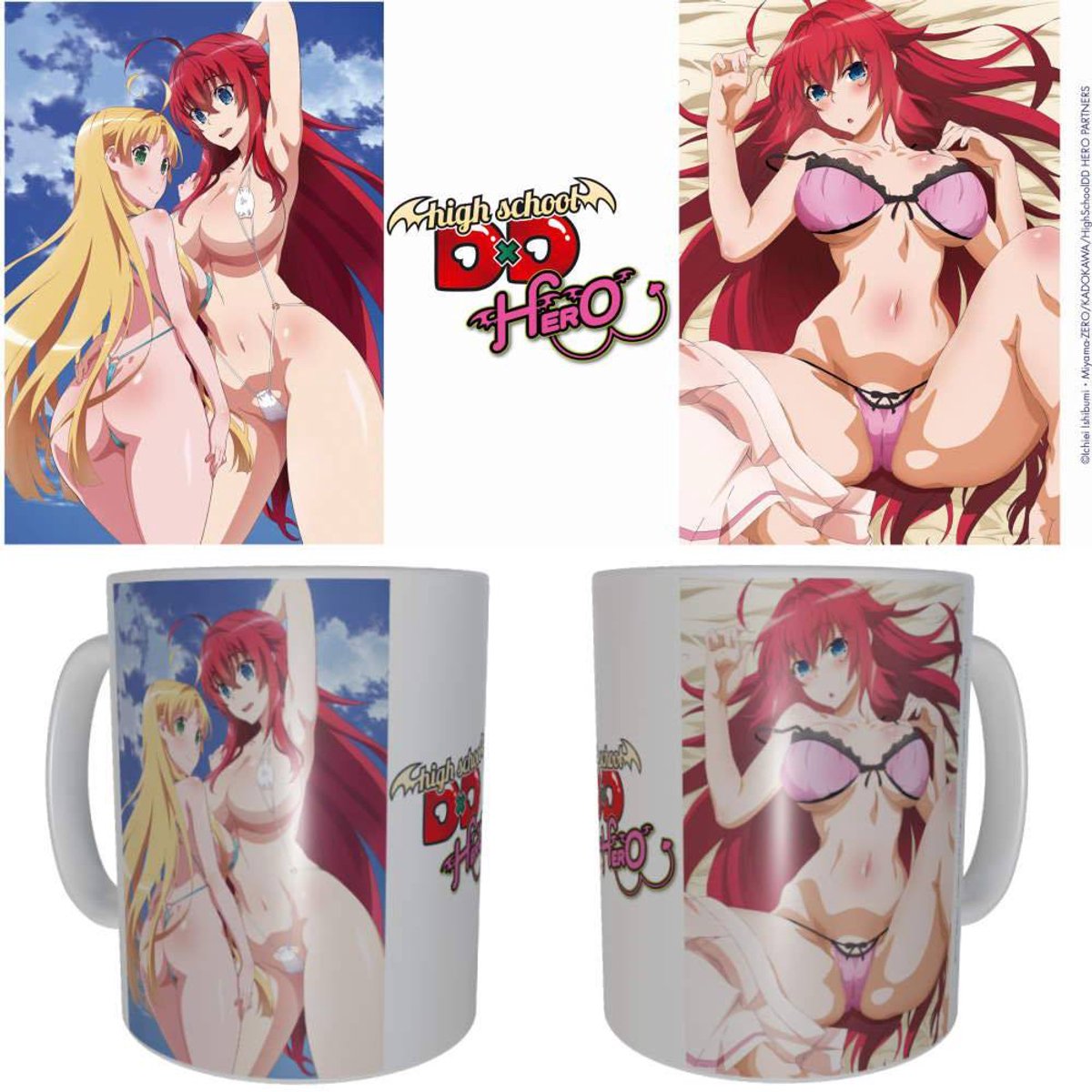 Sakami Merchandise High School DxD Hero Ceramic Mok / Beker Gremory & Argento Cups & Mok / Bekers