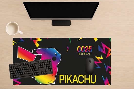 Tapis de souris Pokémon Pikachu pour Garçons et Filles - Largeur 60 cm x Hauteur 40 Gaming