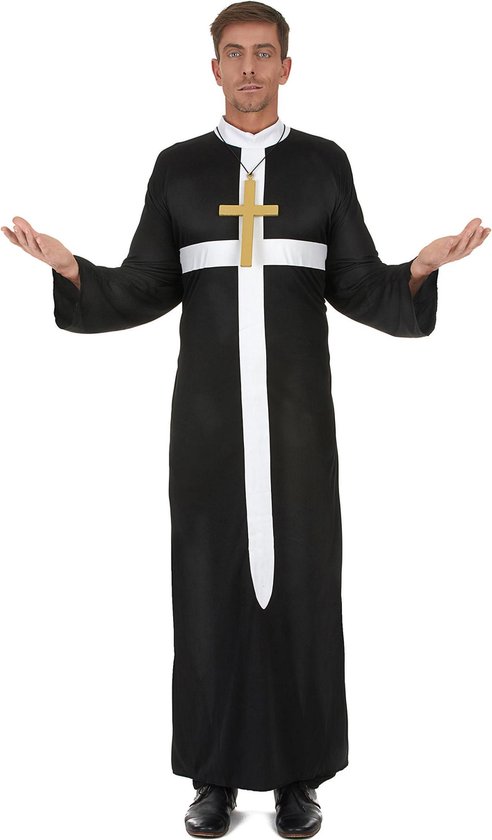 LUCIDA - Wit kruis priester kostuum voor mannen - M/L | bol.com