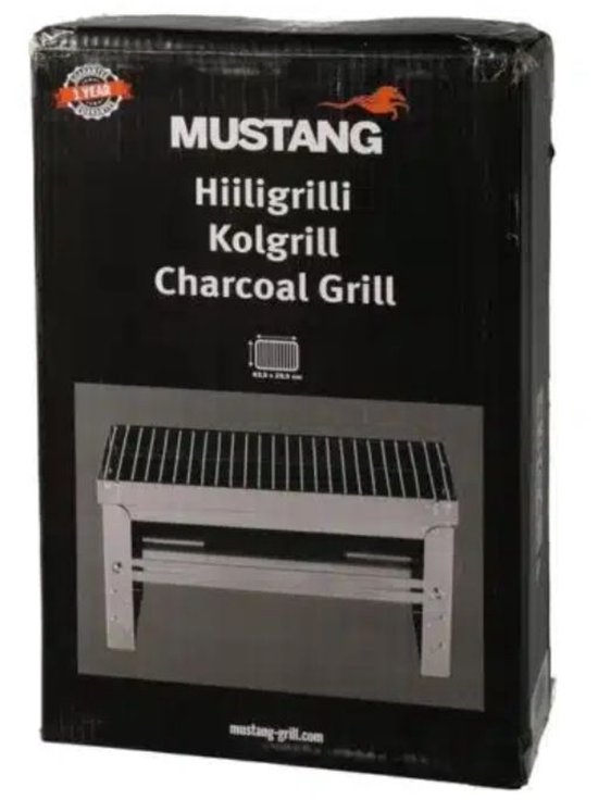 ‎Opvouwbare houtskoolgrill Trek Mustang 43,5x25,5cm‎ van Mustang — afbeelding 4