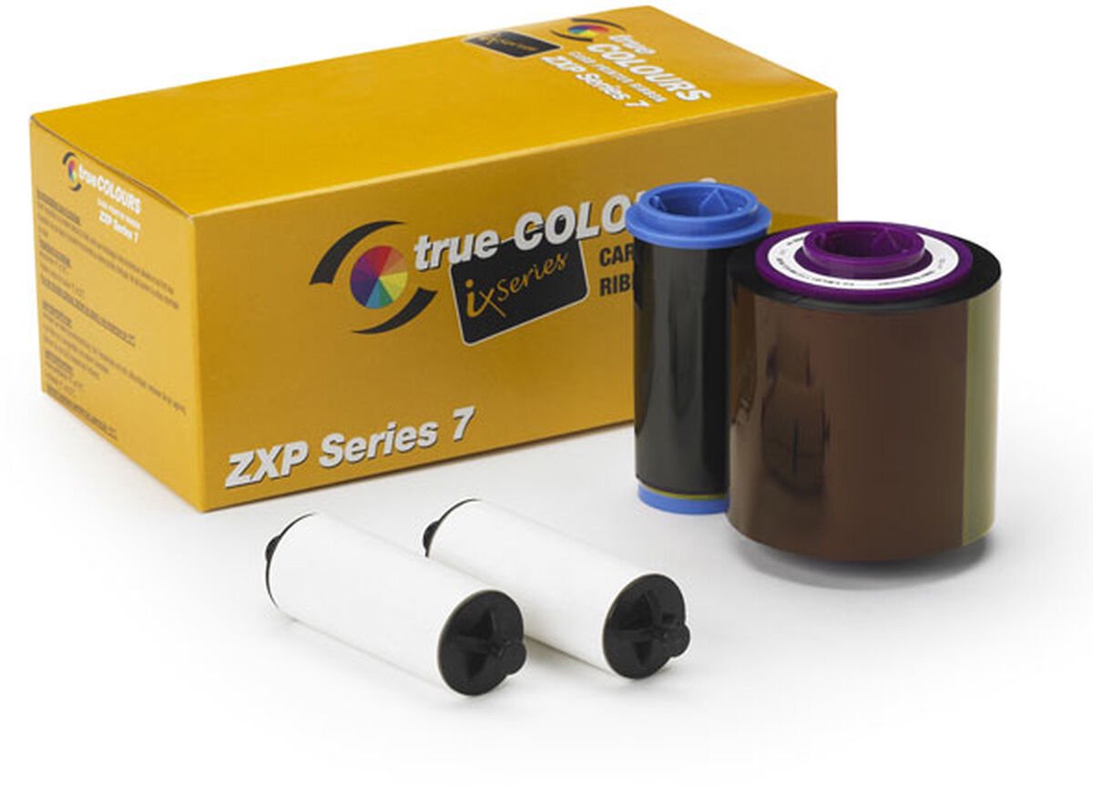 Zebra TrueColours ix Series Monochrome - 1 - Farbe (Cyan, Magenta, Gelb, Schwarz, Overlay) - Farbband - für ZXP Series 7 (800077-742EM)