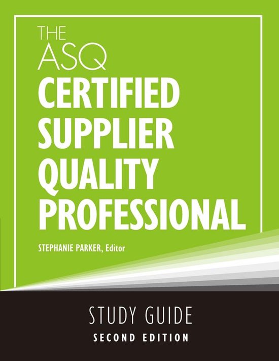 The ASQ Certified Supplier Quality Professional Study Guide - cover