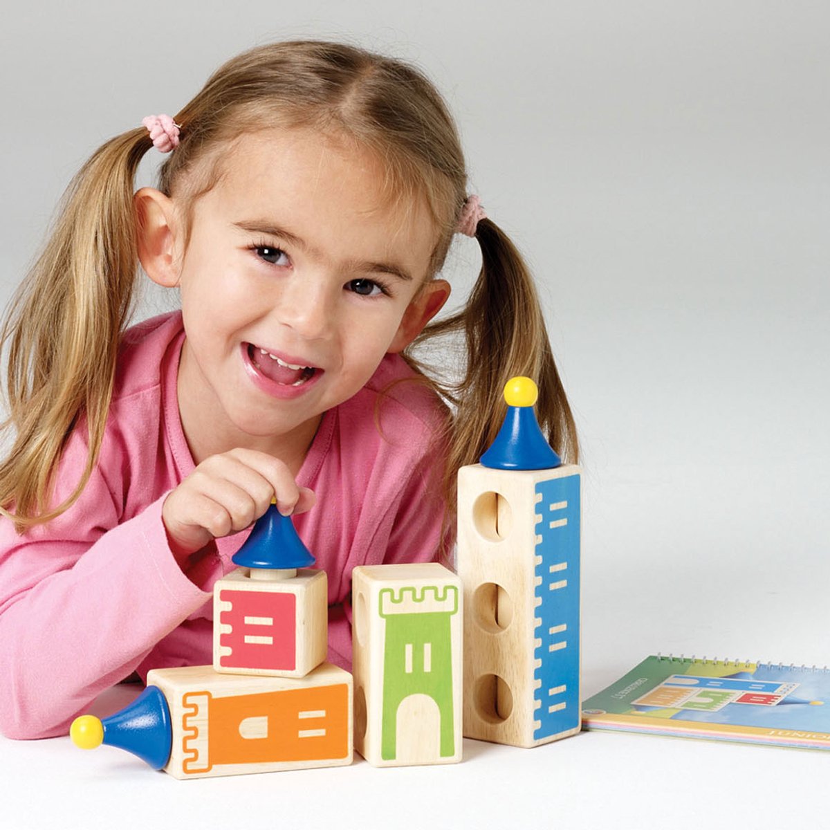 SmartGames Castle Logix - Houten Logisch Denkspel - 48 Ruimtelijke Bouwuitdagingen - Educatief Solospel - Vanaf 3 Jaar — afbeelding 13