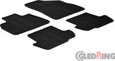 Gledring Rubbermatten passend voor Citroen DS5 2012- (T profiel 4-delig + montageclips)