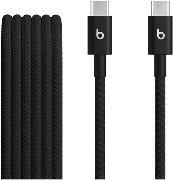 Apple Geweven Beats Usb-c-naar-usb-c-kabel (1.5 M) – Zinderend Zwart