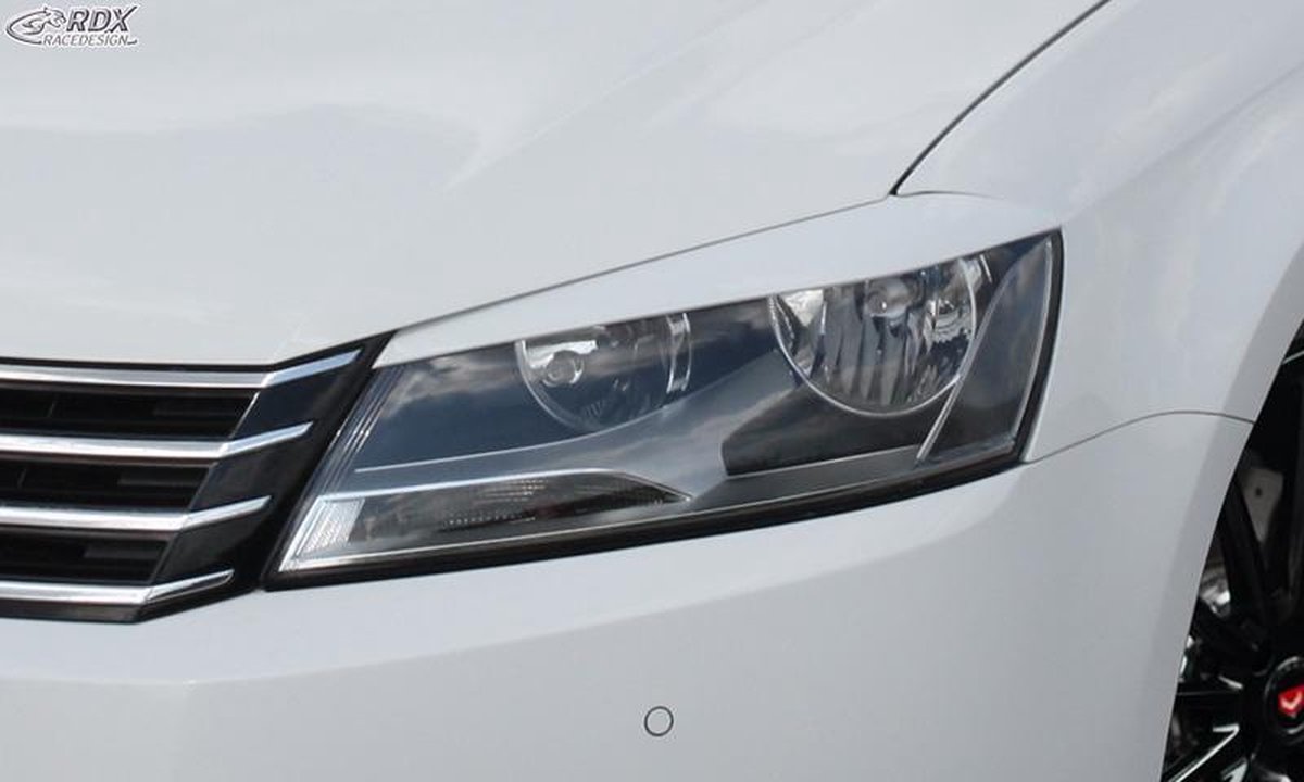 RDX Racedesign Koplampspoilers passend voor Volkswagen Passat 3C Facelift 2011-2014 (ABS)