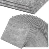 54 stuks pvc-vloerbedekking, zelfklevend, 5,02 m², vinylvloer, vloertegels, plaktegels, 30 x 30 cm, Venylvloerbedekking, laminaat, waterdicht, antislip, pvc-tegels, decoratieve vloertegels,