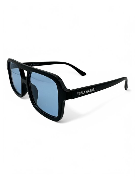 The Brand Remarkable - Zike - Blue/Black Zonnebril Unisex - Diepblauw/Zwart - Vierkant - UV400 - Polycarbonaat - Cat. 2 van The Brand Remarkable — afbeelding 2