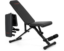 Vivid Green Fitnessbank - Halterbank - Fitness Bank - Bench Press - Trainingsbank - Verstelbaar en Inklapbaar - Zwart