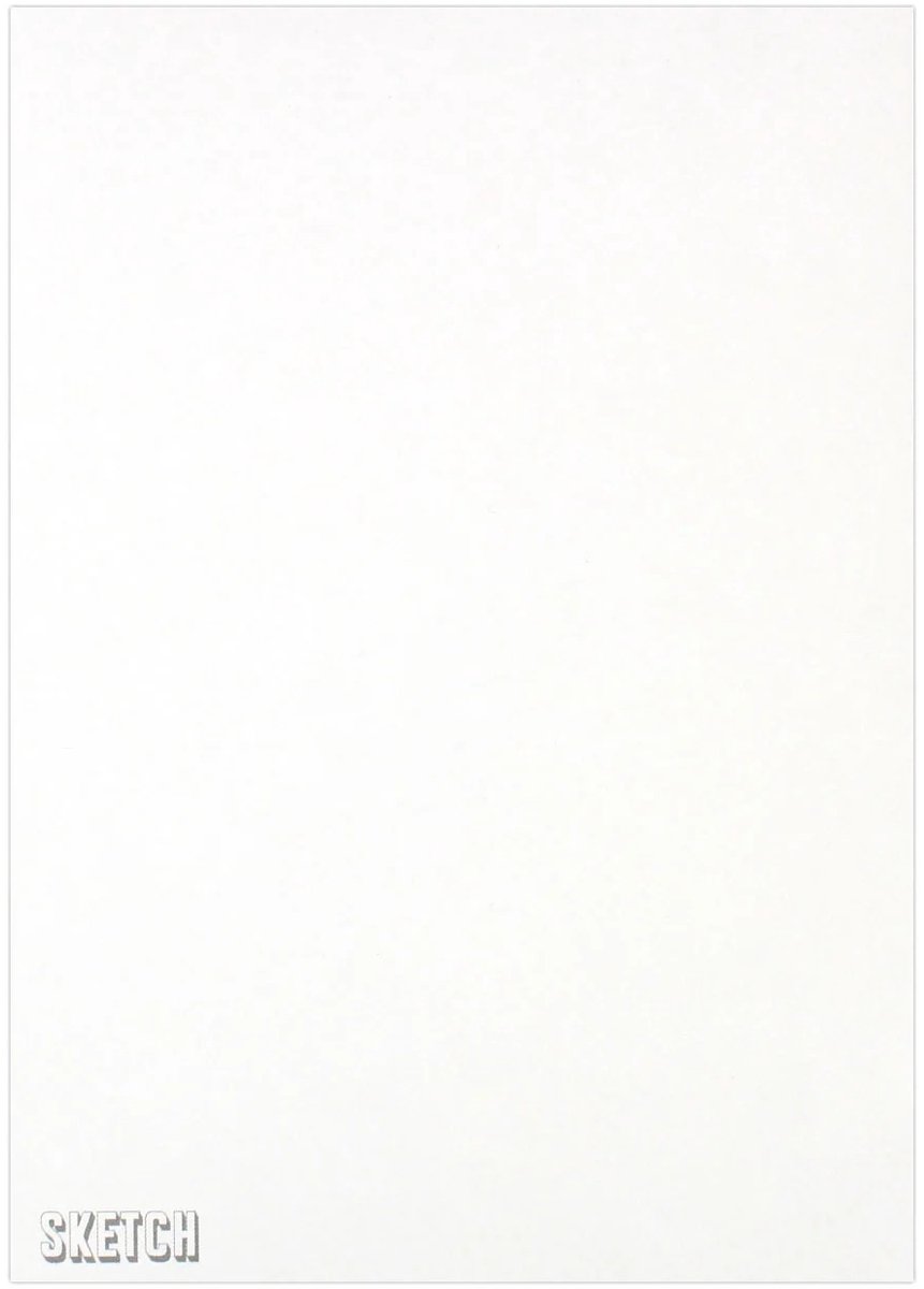 SKETCH Paper Stickers A6 - 50 stuks