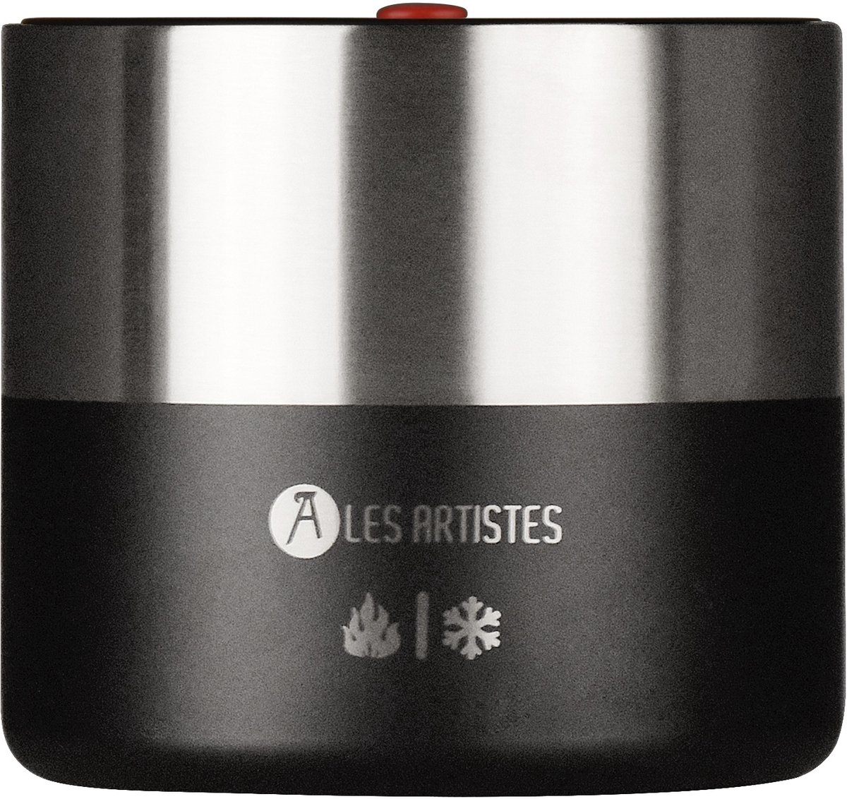 Les Artistes Paris Lunchbox 700ml - geïsoleerd ventilatie opening - Split Black - LP-A4372