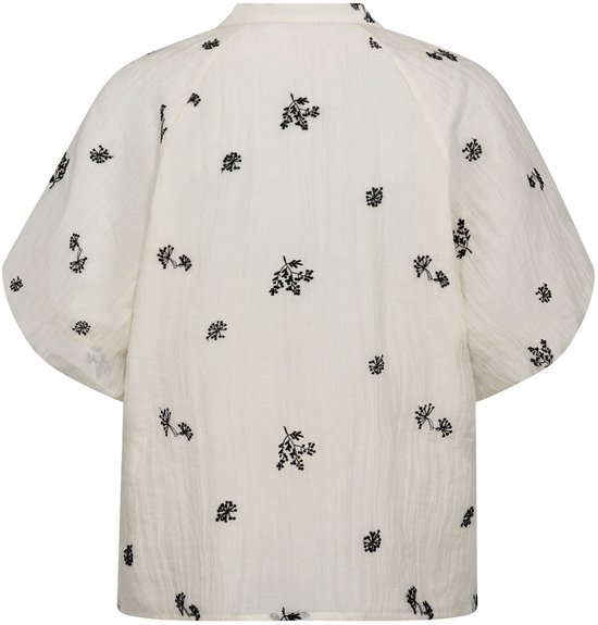 Co´Couture - Cambriacc Dot Top 45126 - 11 - Off White
