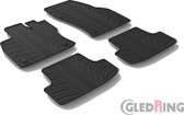 Gledring Rubbermatten passend voor Volkswagen T-Roc 11/2017- (T profiel 4-delig + montageclips)