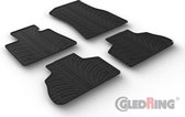 Gledring Rubbermatten passend voor BMW X5 (G05) 2018- (T profiel 4-delig + montageclips)