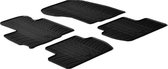 Gledring Rubbermatten passend voor Mitsubishi Outlander 2010-2012 (T profiel 4-delig + montageclips)