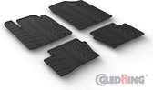 Gledring Rubbermatten passend voor Kia Picanto 2017- (T profiel 4-delig + montageclips)