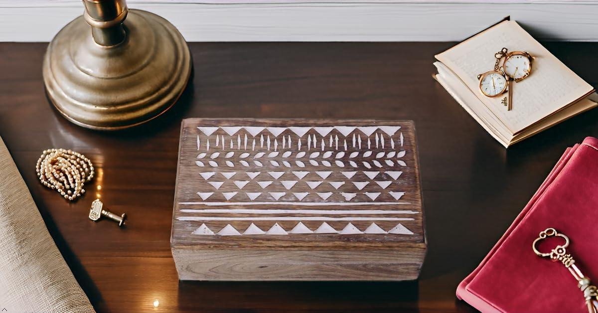 Verjaardagscadeau Handgemaakte Decoratieve Houten Sieraden Doos Organizer Keepsake Doos Schat Borst Snuisterij Houder Horloge Doos Opbergdoos