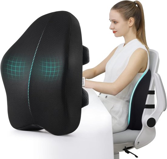 Set 1 - Coussin De Cou De Voiture Intelligent, Massage Électrique, Support De Voiture, Lombaire