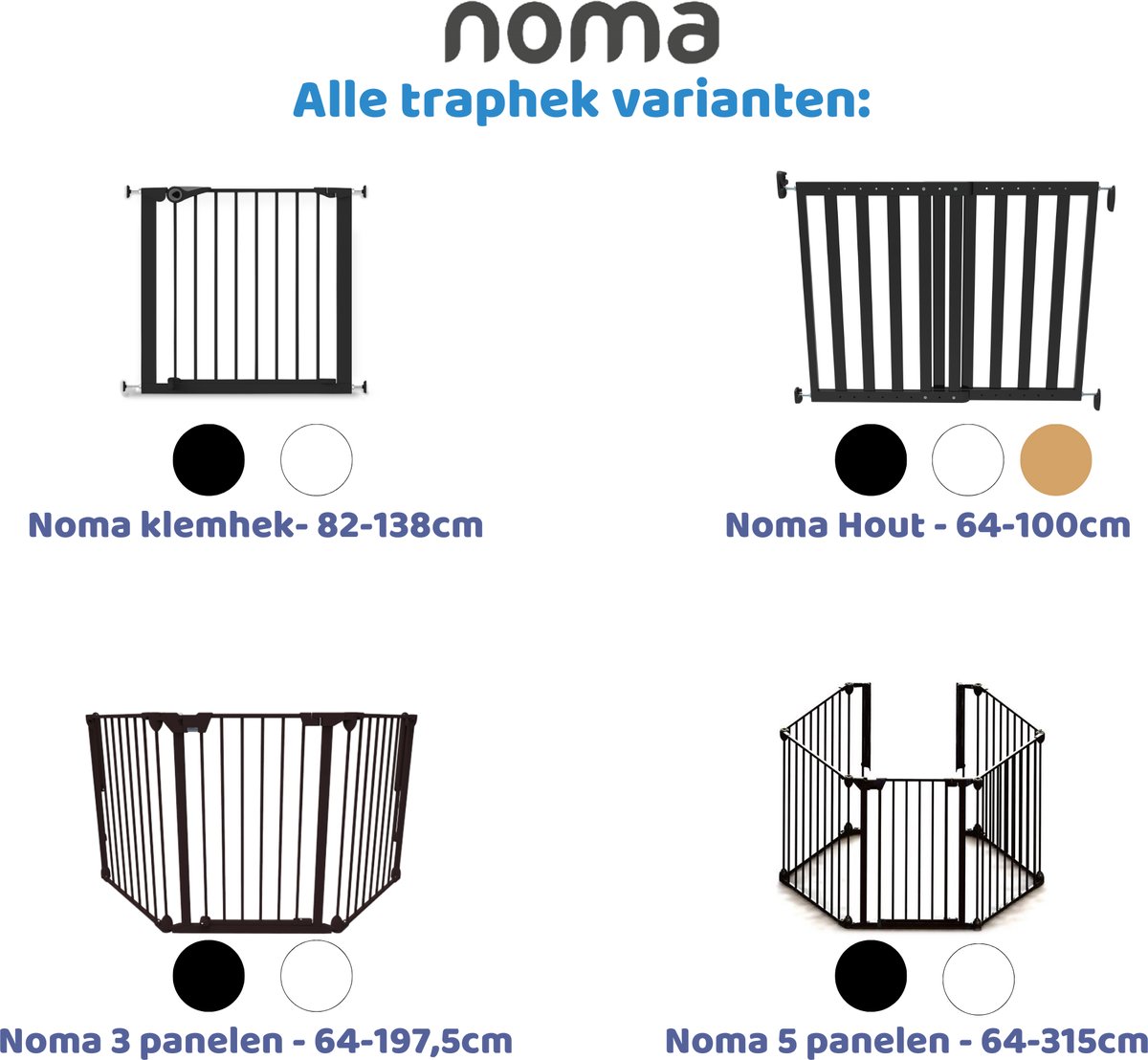 Noma Uitschuifbaar Metaal Traphekje Zwart | Veiligheidshekje | Schroefhekje | Hondenhekje – foto 5