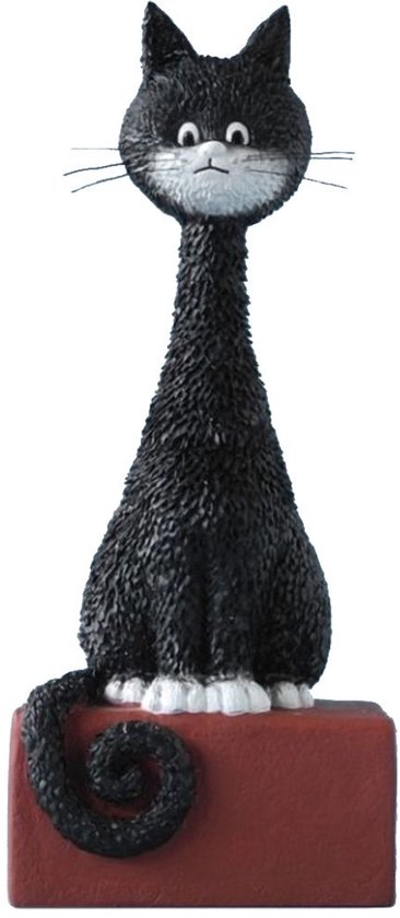 De Jacht - Kat in Jachtpositie - Dubout Kat Beeldje - Parastone - 3x15,5 cm | 8718375756065