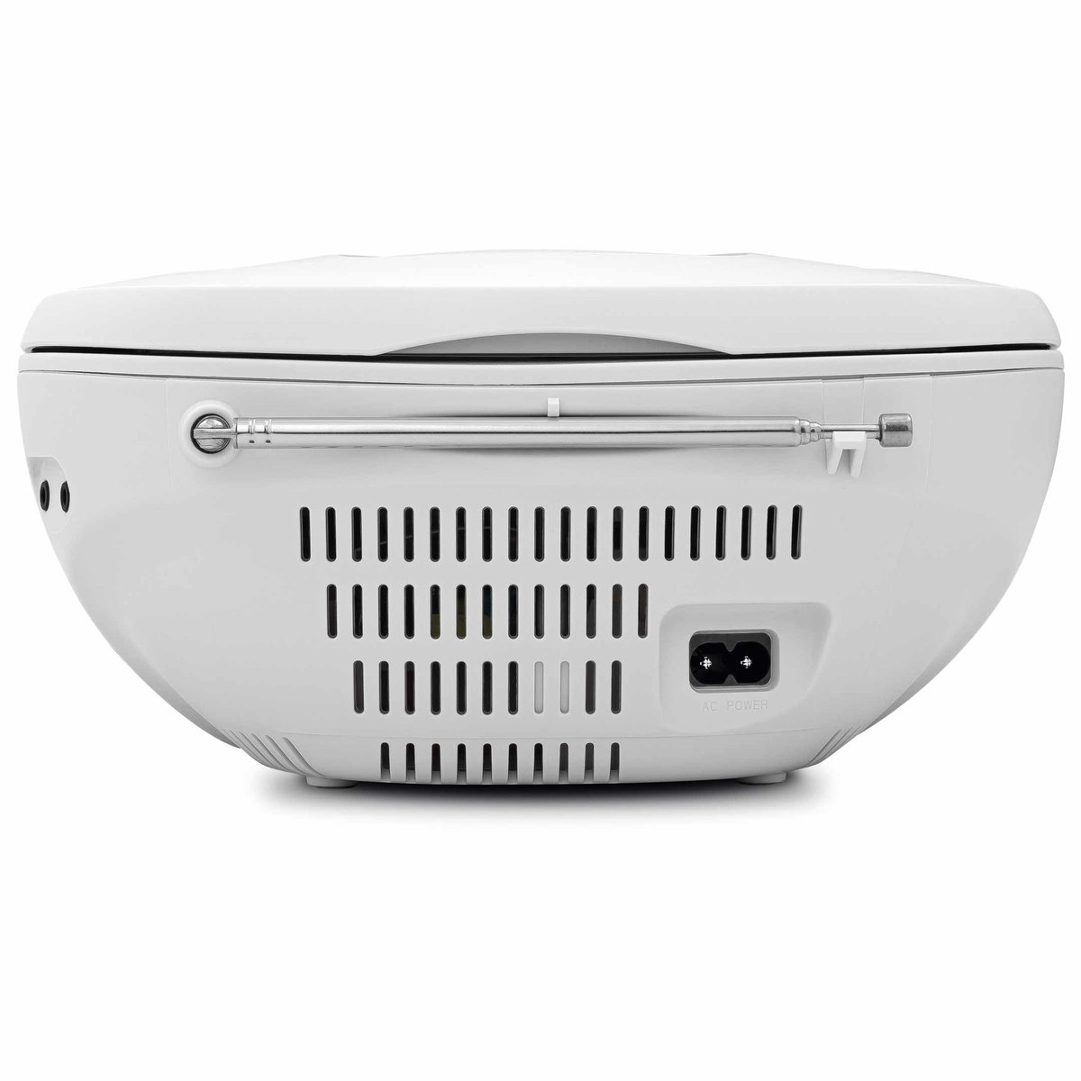 TechniSat VIOLA CD-1 - draagbare stereo cd-speler, boombox met praktische draaggreep (radio voor kinderen, FM-radiotuner, bluetooth-ontvangst, 2 x 1 W RMS-vermogen, net- en batterijvoeding) wit thumbnail 5