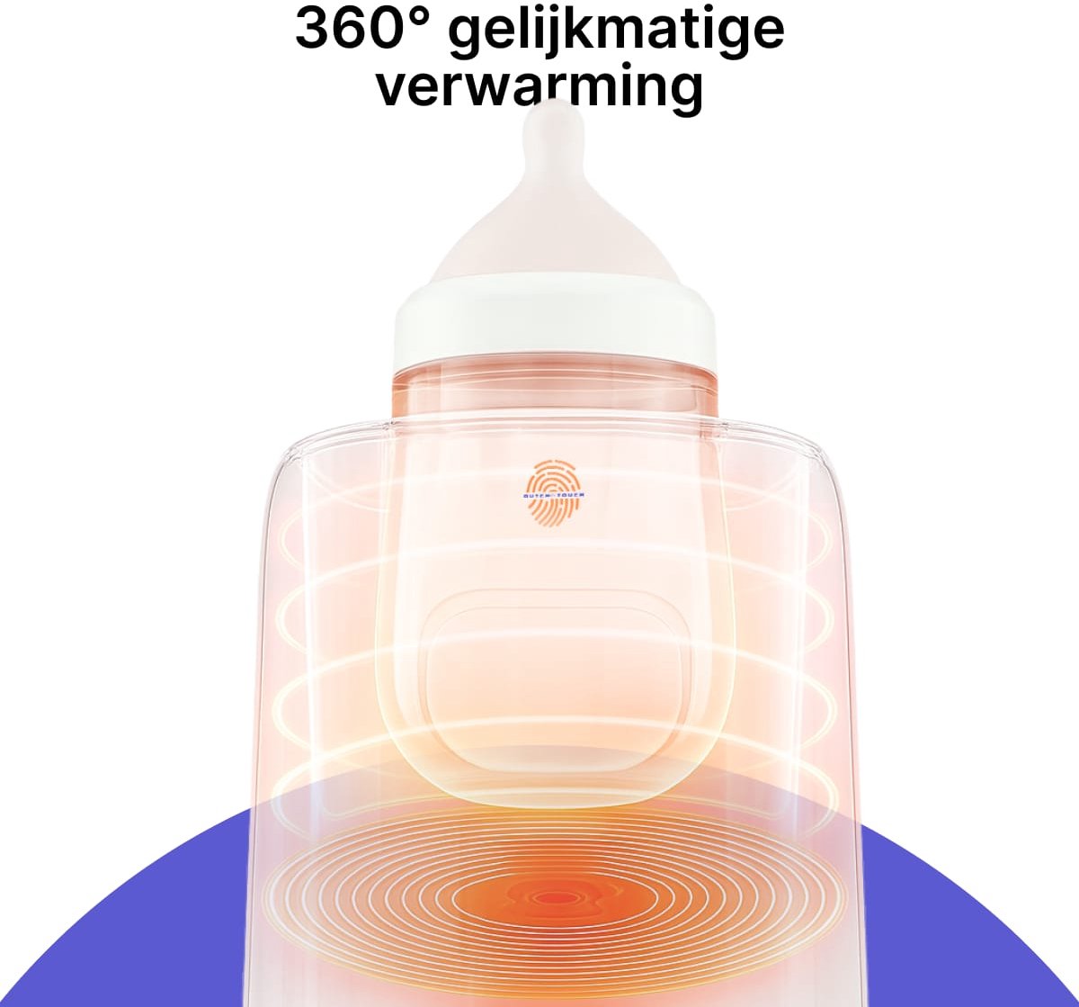 NL Touch Milk Buddy - 8 in 1 Flessenwarmer met sterilisator thumbnail 4