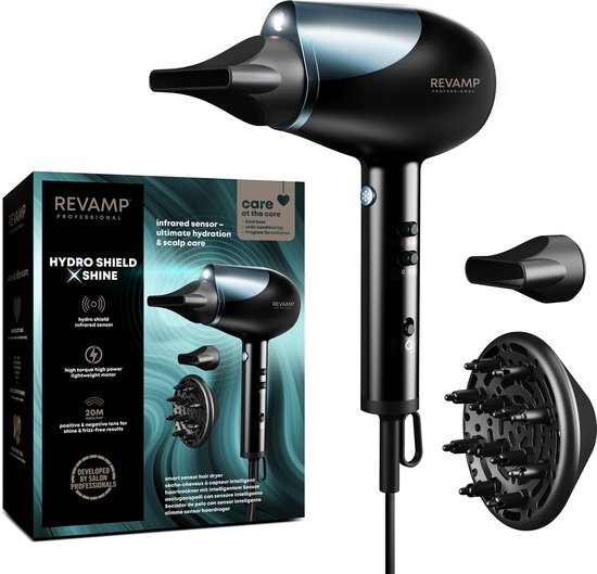 Revamp DR6000 Föhn met Hittesensor en Diffuser - Revamp - €89,00