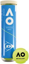 Dunlop AO - Australian Open - 4-tube tennisballen - geel