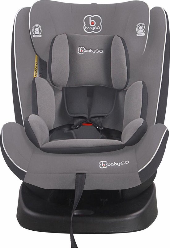 Siège auto Iso 360 isofix inclinable groupe 0+ - 1 gris babygo