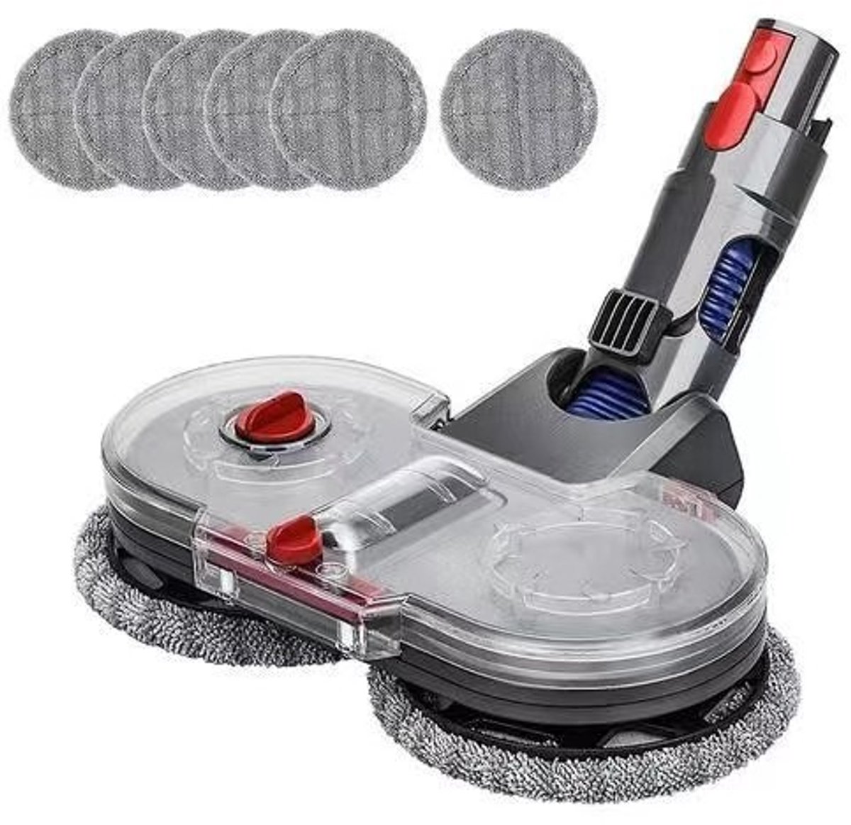 Geschikt voor Geschikt voor Trakteer uzelf op efficiënt en gemakkelijk schoonmaken met de Dyson V12 stofzuiger met elektrische dweilkop - inclusief afneembare watertank en 6 wasbare dweilen!