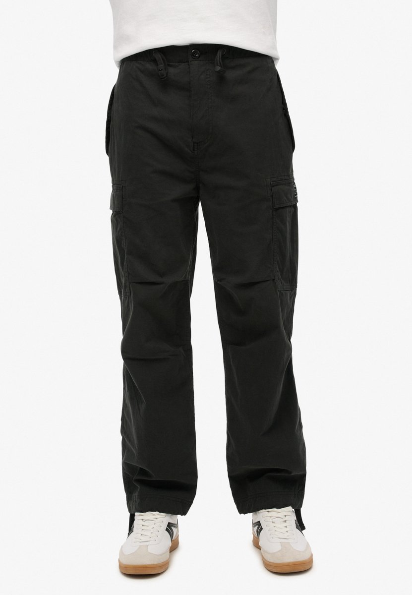 Superdry Parachute Grip broek Heren Broeken Zwart