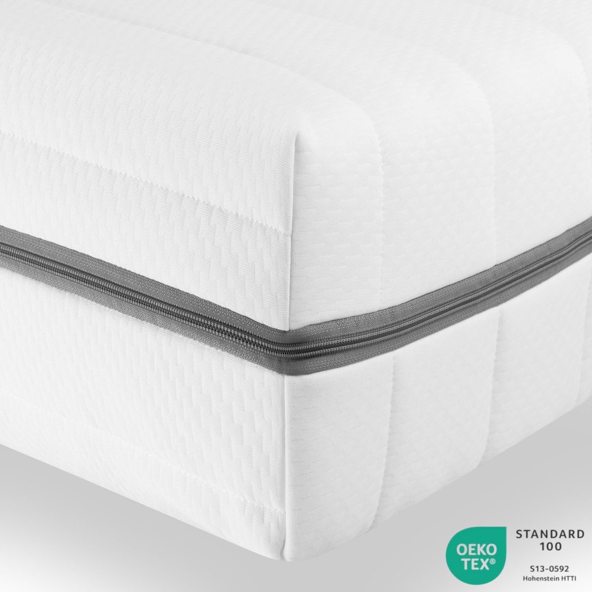 Matras 120x200 - 7 zones - 18 cm dik - Hardheid H3 - Sleepneo - Koudschuim - Zacht