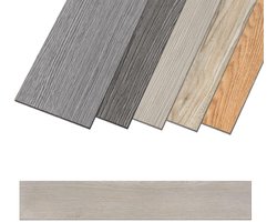 PVC laminaat zelfklevend set (18 Stuks, 2,51m²) Waterdicht & Anti - Ritsel voor Keuken, Woonkamer en Balkon, Witte eik
