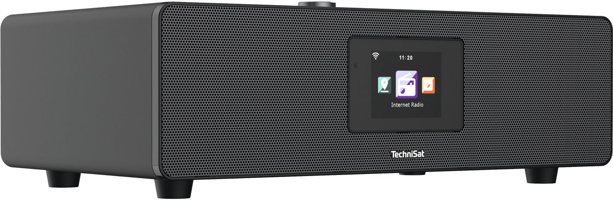 TechniSat Classic 500 IR DAB+ en internetradio - 2x 10W stereo - zwart