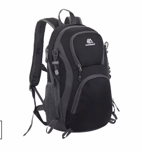 Weikani 20L rugzak rugtas backpack wandelen outdoor hiking dagrugzak zwart