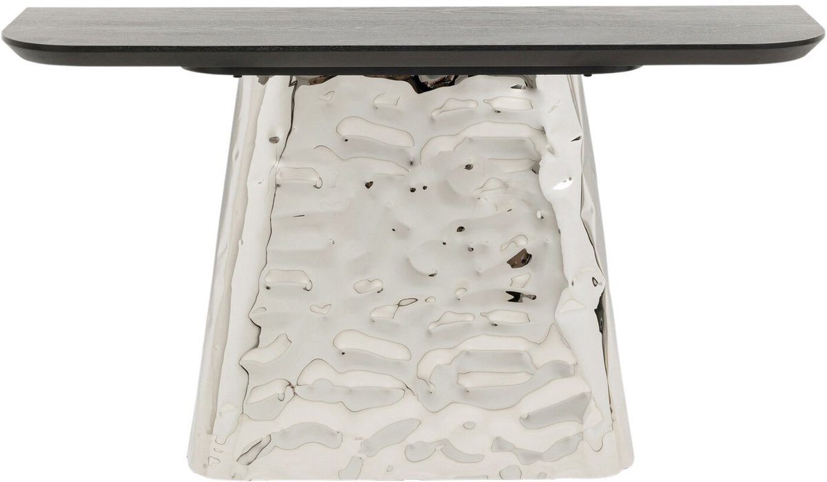Console Caldera chroom 138x38cm Kare Design