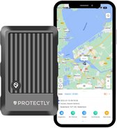 Protectly® GPS Trackers - GPS Tracker Zonder Abonnement - GPS Tracker Auto - GPS Tracker Fiets - GPS Tracker Kind - 150 landen + Europa dekking - Waterdicht - 10 Jaar Full Service SIM - 2025 model