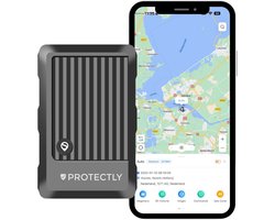Protectly® GPS Trackers - GPS Tracker Zonder Abonnement - GPS Tracker Auto - GPS Tracker Fiets - GPS Tracker Kind - 150 landen + Europa dekking - Waterdicht - 10 Jaar Full Service SIM - 2025 model