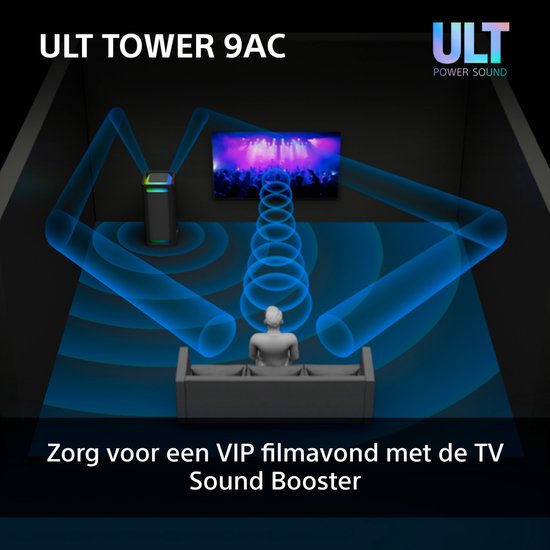 Sony ULT Tower 9 (AC) - Bluetooth Partybox - Zwart van Sony — afbeelding 5