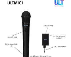 Sony ULT MIC - Draadloze Microfoonset