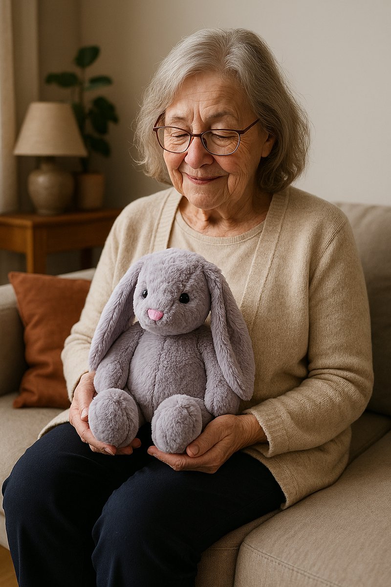 D-essentials Knuffelvriendjes - Verzwaringsknuffel - Verzwaarde knuffel 1.8 kg - Zware knuffel anxiety voor volwassenen en kind - Weighted stuffed animal - Sensorisch speelgoed - Plushie - Verzwaringskussen — afbeelding 6