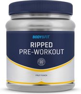 Body & Fit Ripped Pre-Workout - 225 gram (30 servings) - Fruit Punch