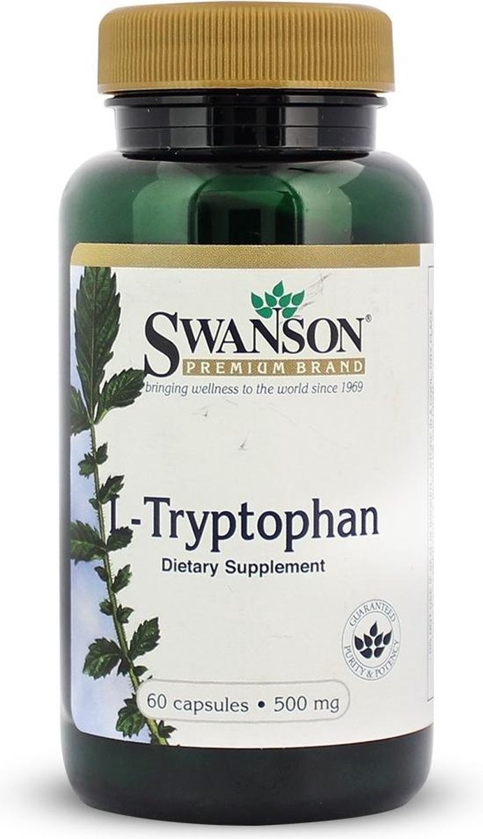 Goedkoopste Swanson Health Tryptophan 500mg - Aminozuren - 60 Capsules